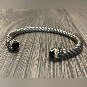 Vintage Sterling Silver Twisted Cable Cuff